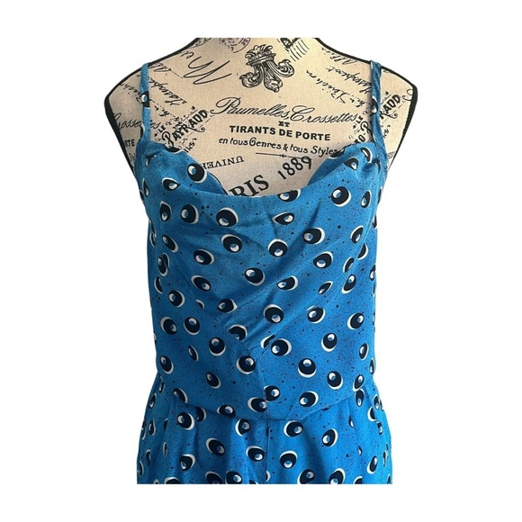 Bill Haire c.1982 Surreal Eye Print Silk Set — New Wave Artwear - Picture 4 of 11